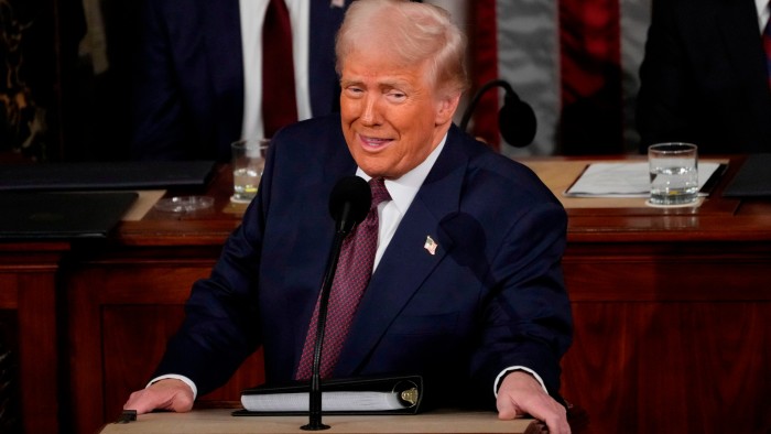 US president addresses Congress after dramatic start to second term